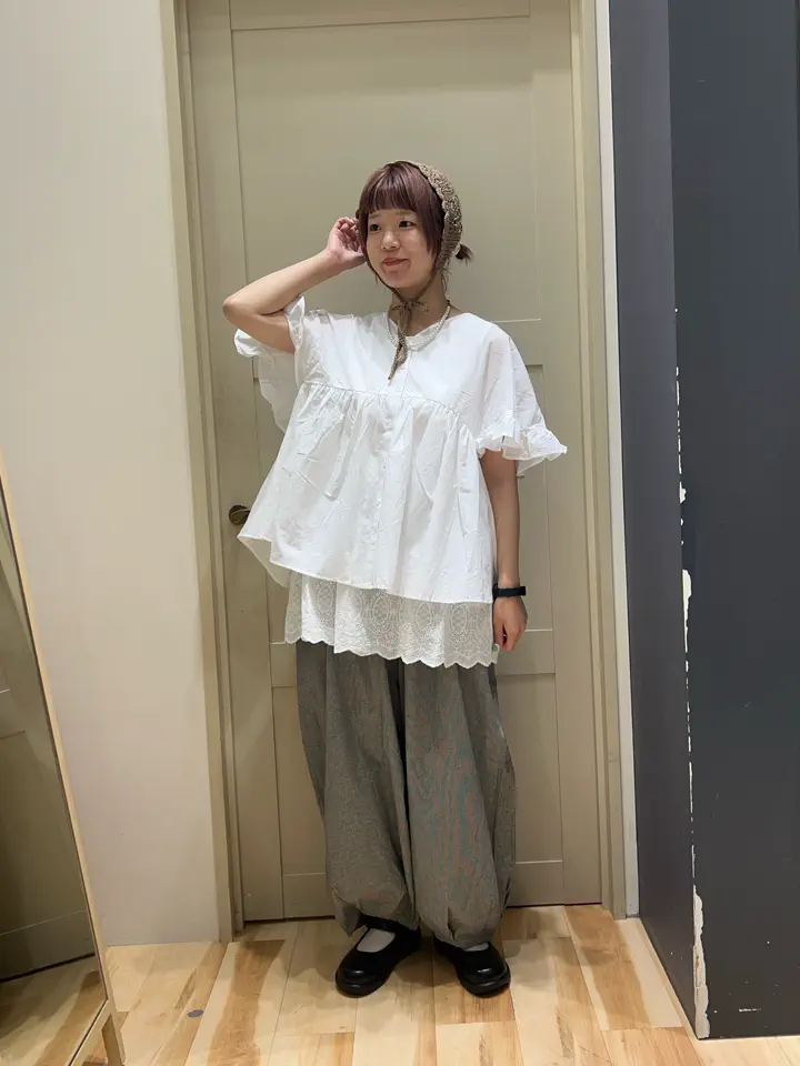 セール】 コットンニットヘアバンド（オフホワイト/ベージュ