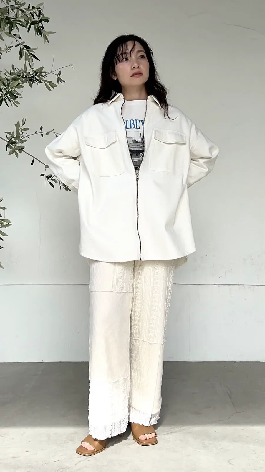 WEB限定】レースパッチワークパンツ