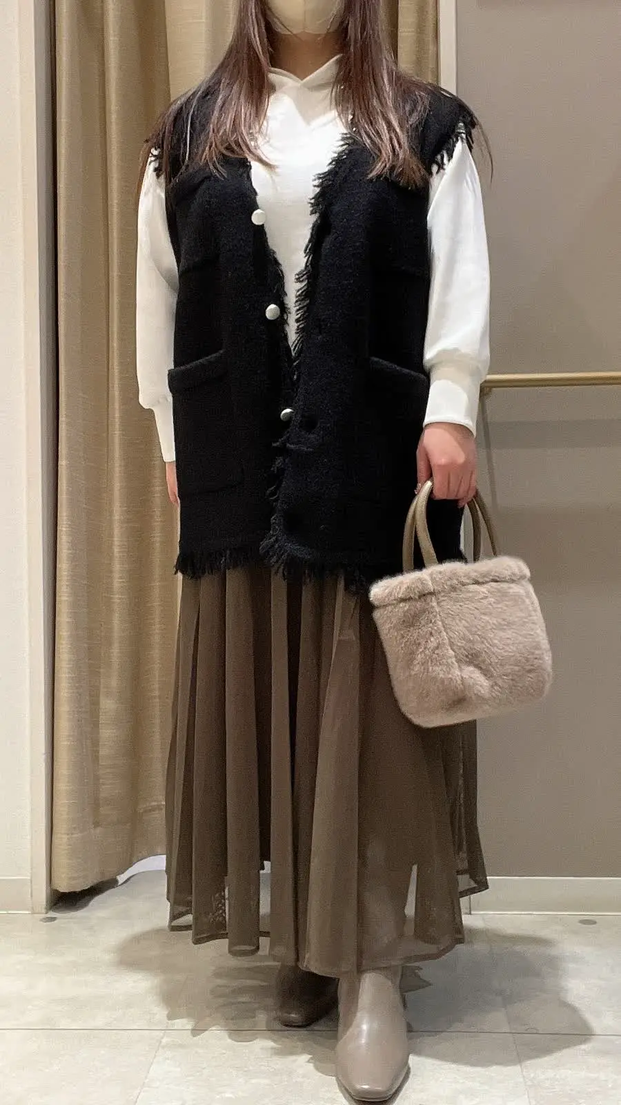 ミニフェイクファーBag