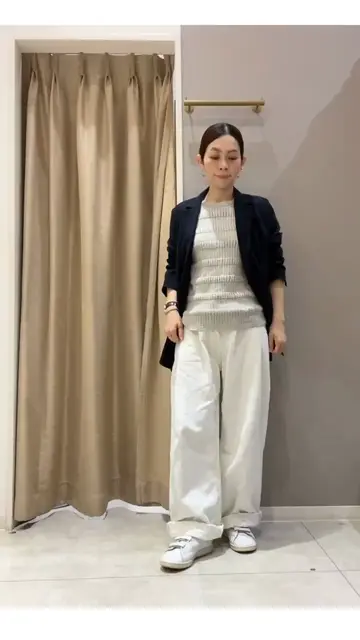 ayane タックワイドサロペット　ワイドパンツ　ブージュルード　ichi ayane タックワイドサロペット ワイドパンツ ブージュルード