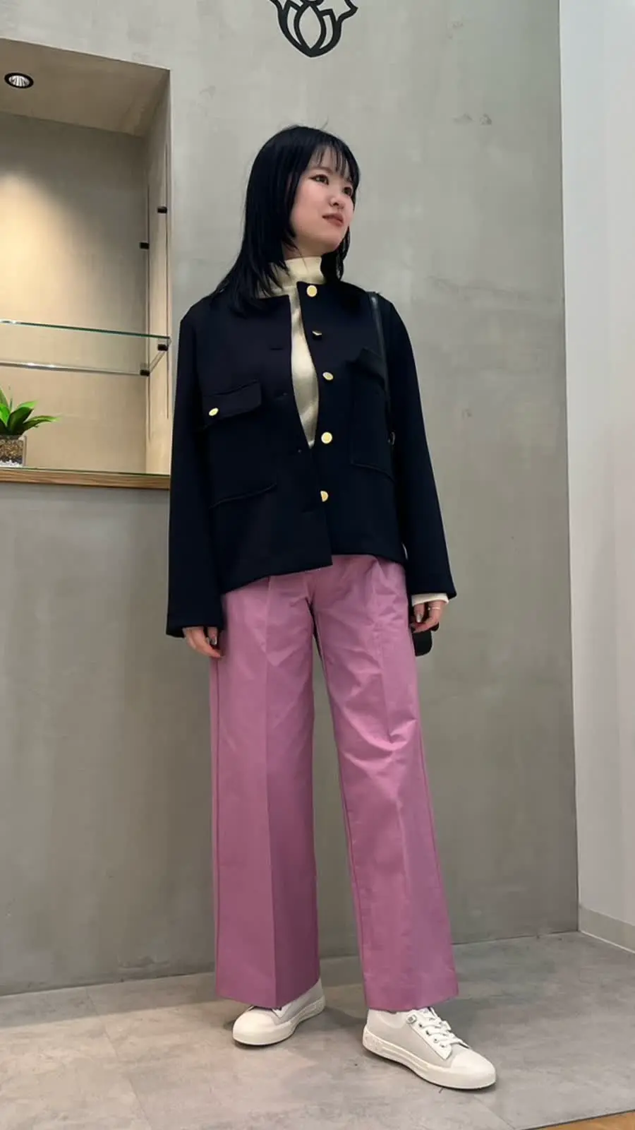 カルゼダンボールノーカラージャケット