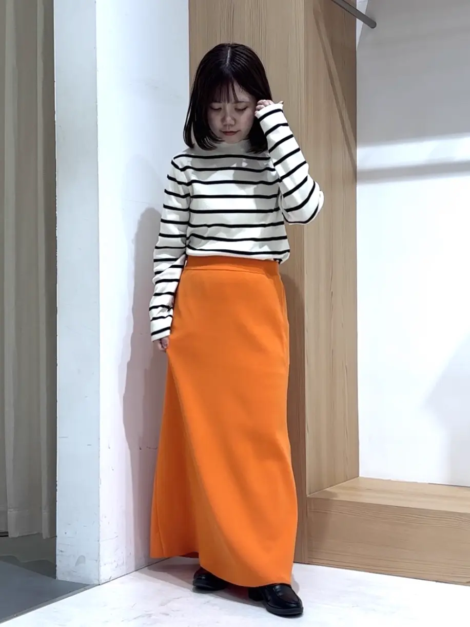 ミラノリブスカート ニットスカート グリーン、オレンジ2点 2/18/2026のwakabaの投稿