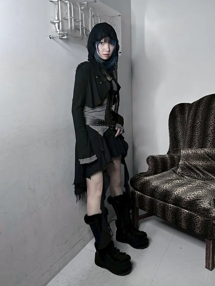 【Rosen Kreuz】guilty cross leather choker Rosen Kreuz】guilty cross leather necklace – PRESSING WEB SHOP