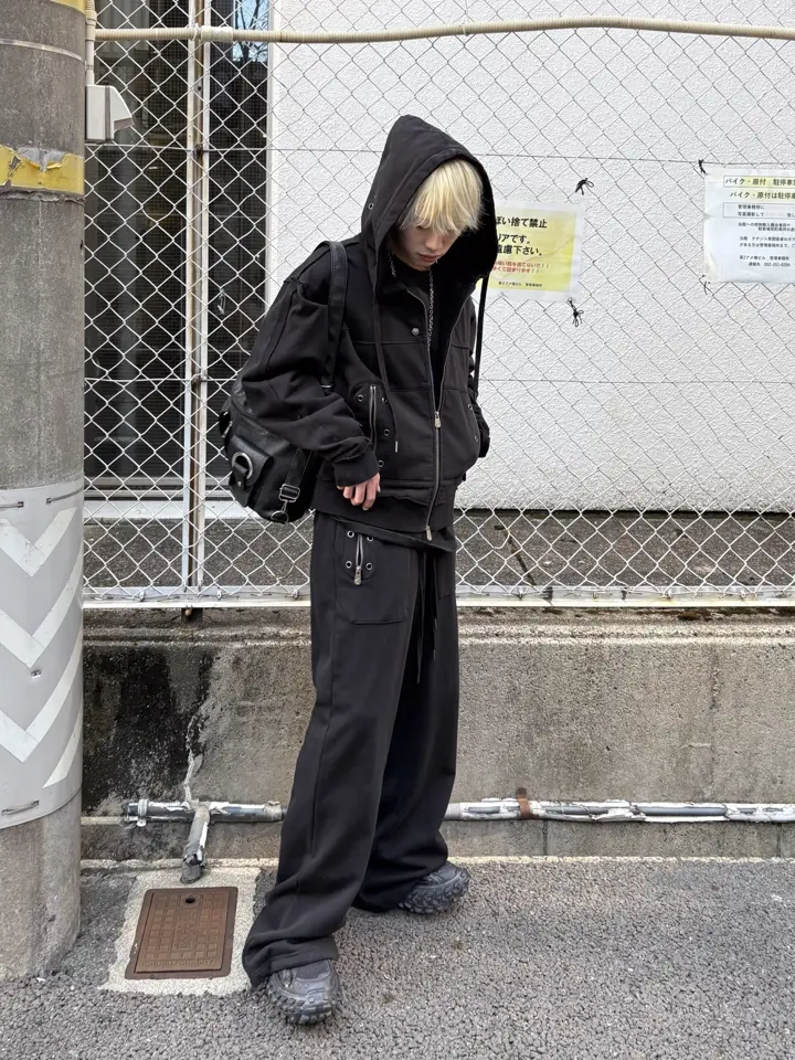 Rosen Kreuz】EYELET EDGE Set-Up ZIP-UP HOODIE – PRESSING WEB SHOP