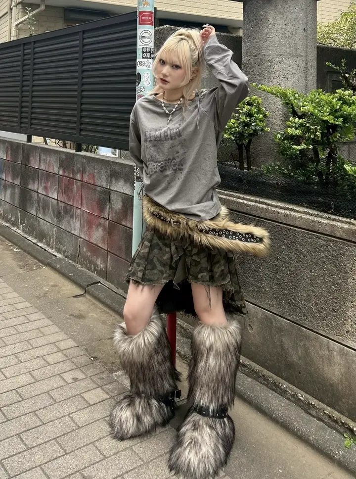 RACER WORLDWIDE】Fur Leather Belt – PRESSING WEB SHOP