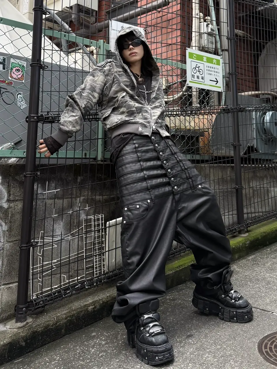 国際配送【Never mind the XU】camouflage zip up jacket – PRESSING