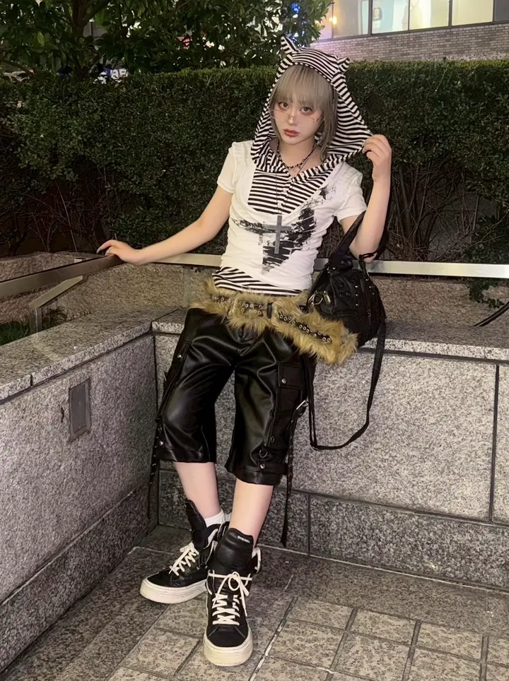 RACER WORLDWIDE】Fur Leather Belt – PRESSING WEB SHOP