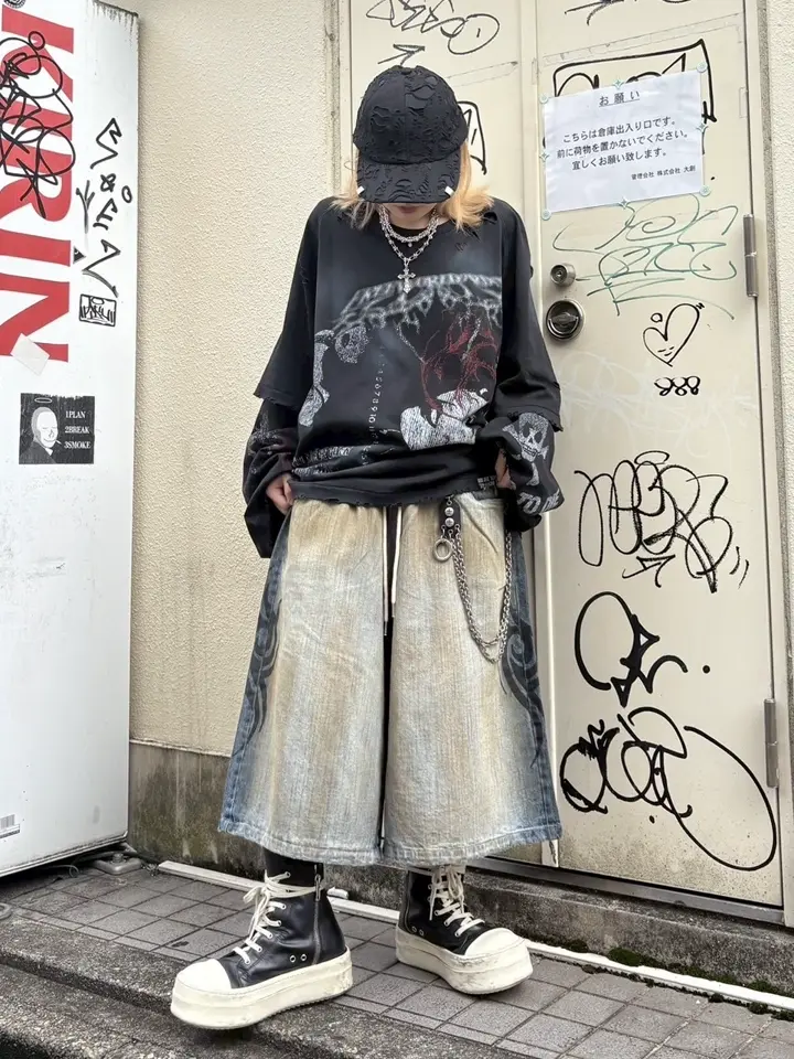 F.V.V.O】SKELETON BROKEN HOLE T-SHIRT – PRESSING WEB SHOP