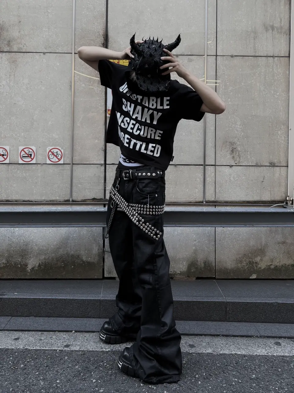 RACER WORLDWIDE】Black Button Belt – PRESSING WEB SHOP