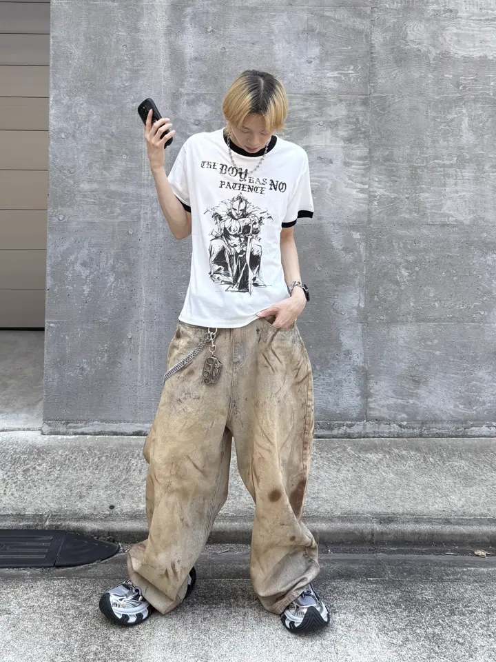 LATUI ATELIER】OAF JEANS (OLD AS FUCKBUT PROMISE IMNEW) – PRESSING