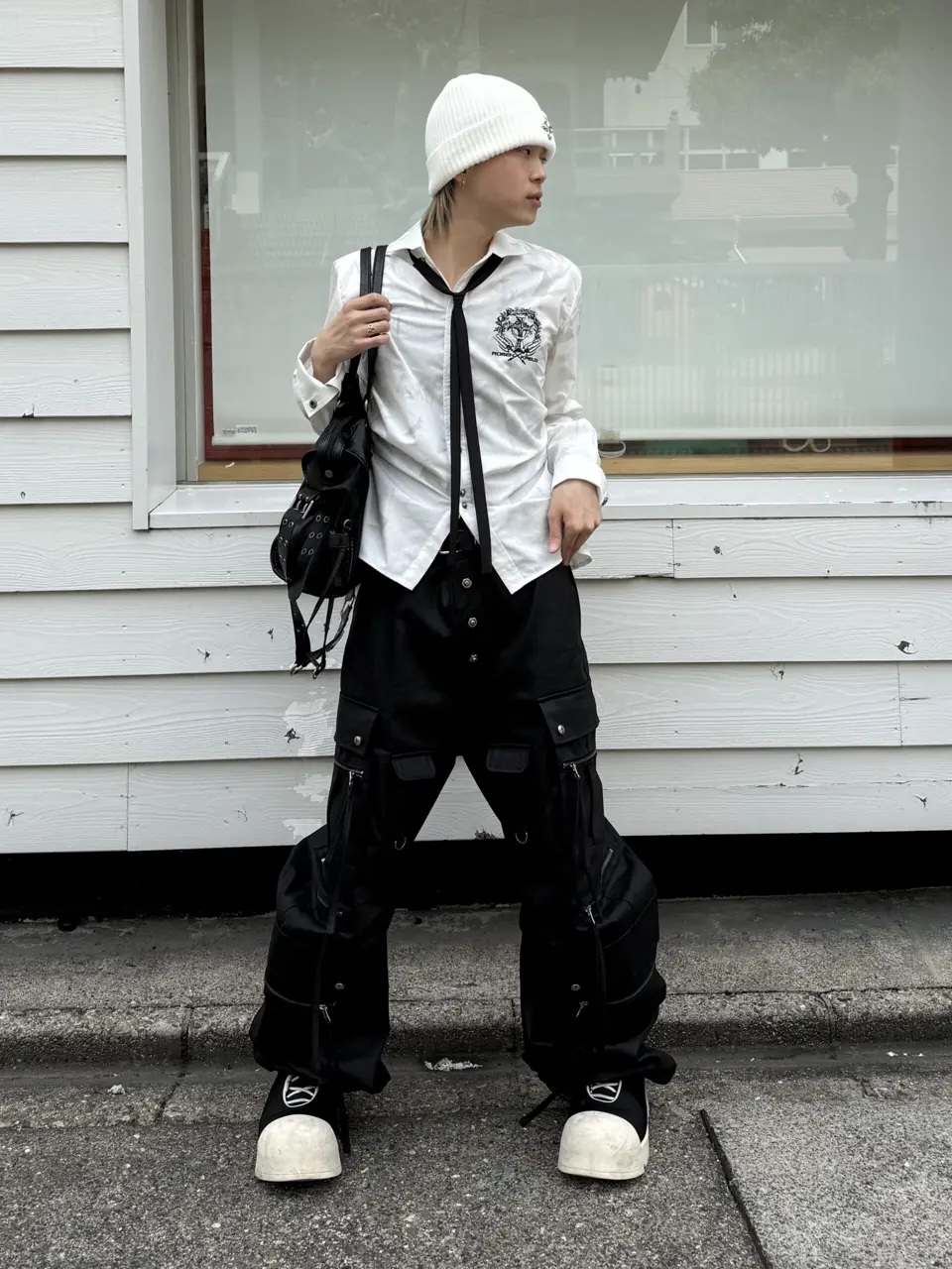 Rosen Kreuz】CURVE FIT LONG CARGO PANTS – PRESSING WEB SHOP