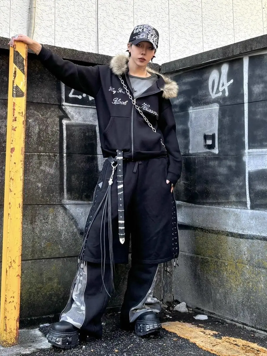 DIG YOUR OWN GRAVE】LACEUPSHORTS – PRESSING WEB SHOP