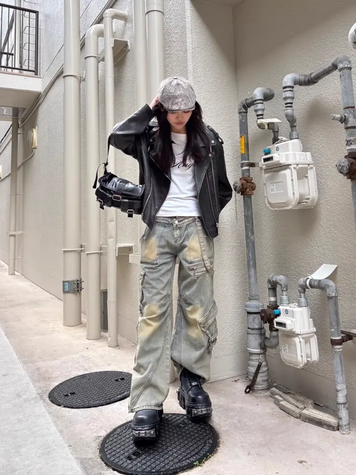 ☆☆雪☆☆FETEのTucked Denim Pants Never mind the XU】layered denim pants – PRESSING WEB SHOP