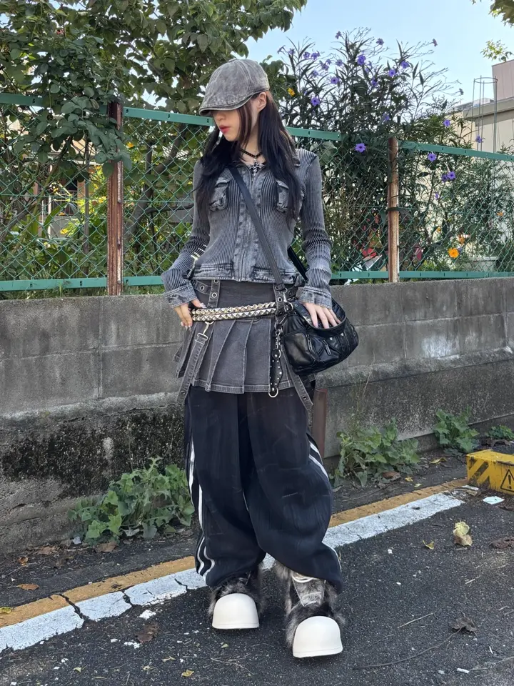 TRIPP nyc】PLEATED GROMMET SKIRT[WS4235] – PRESSING WEB SHOP