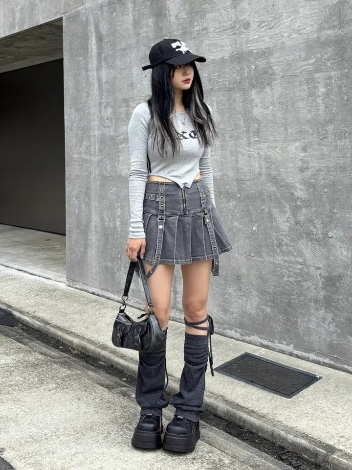 TRIPP nyc】PLEATED GROMMET SKIRT[WS4235] – PRESSING WEB SHOP