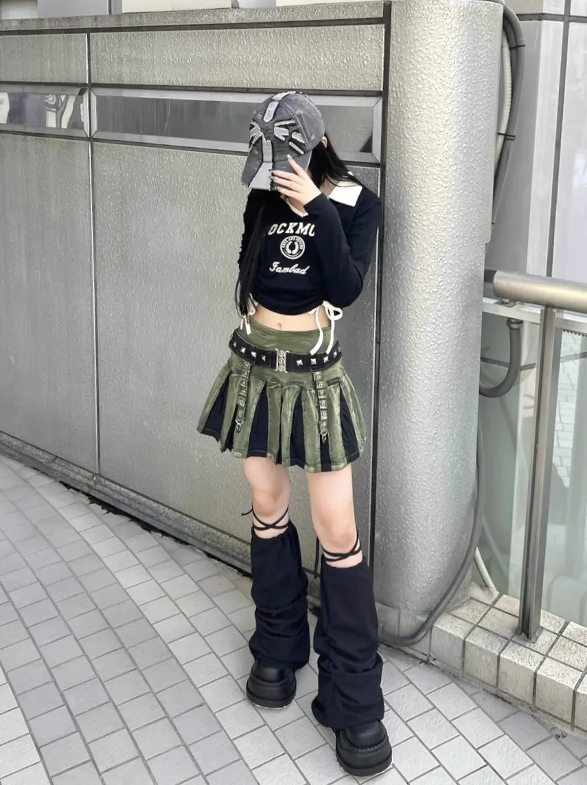 TRIPP nyc】PEACE PLEATED SKIRT[IO8188] – PRESSING WEB SHOP