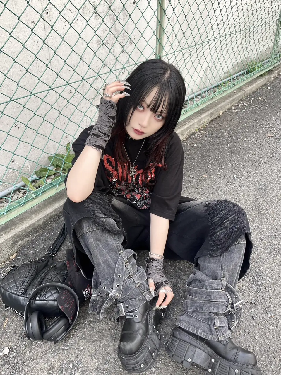 受注制【Never mind the XU】Slipknot band tee 2 (2color) – PRESSING