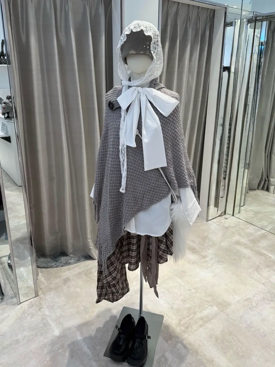 nmtc+】lace balaclava (2color) – PRESSING WEB SHOP