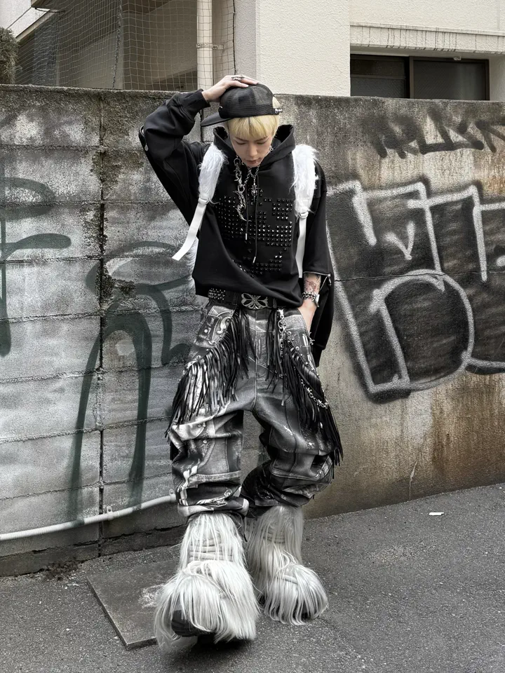 DND4DES】Double Gun Tassel Full Printed Pants – PRESSING WEB SHOP