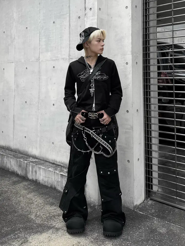 受注制【Never mind the XU】bone wallet chain – PRESSING WEB SHOP