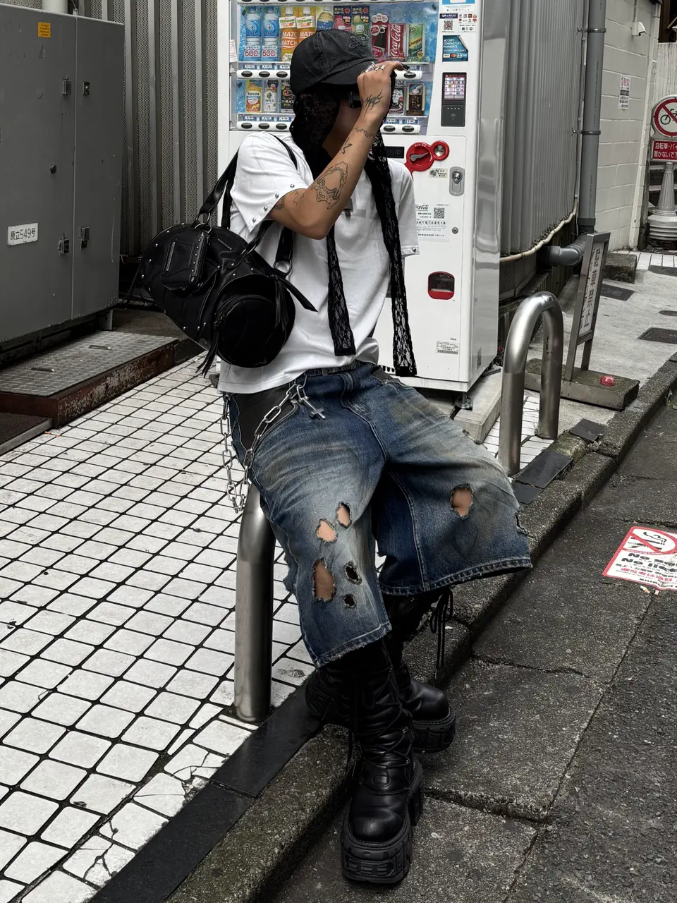 nmtc+】lace balaclava (2color) – PRESSING WEB SHOP