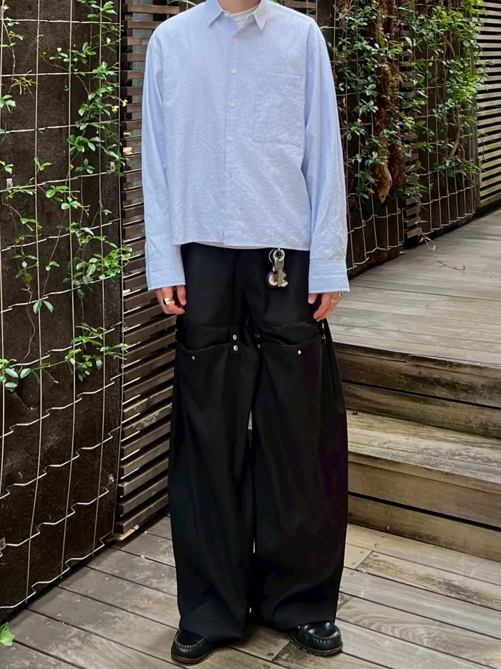 7/10 20:00 発売【CS】CROPPED STRIPE BUTTON UP SHIRT – PRESSING WEB