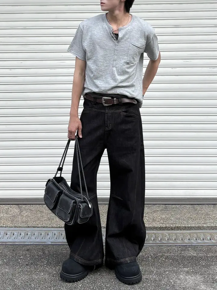 Chikashitsu +】vintage wash non-leather hand bag – PRESSING WEB SHOP