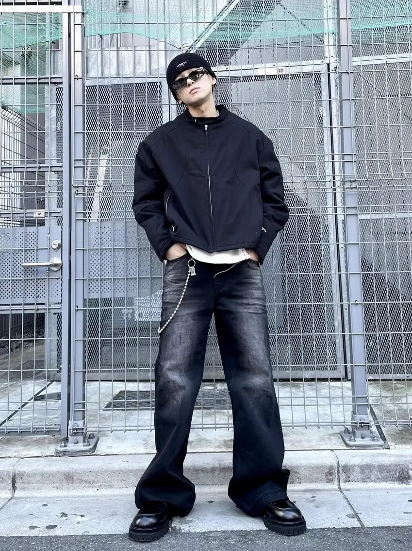 受注制【Chikashitsu +】square frame sunglasses 3 (3color