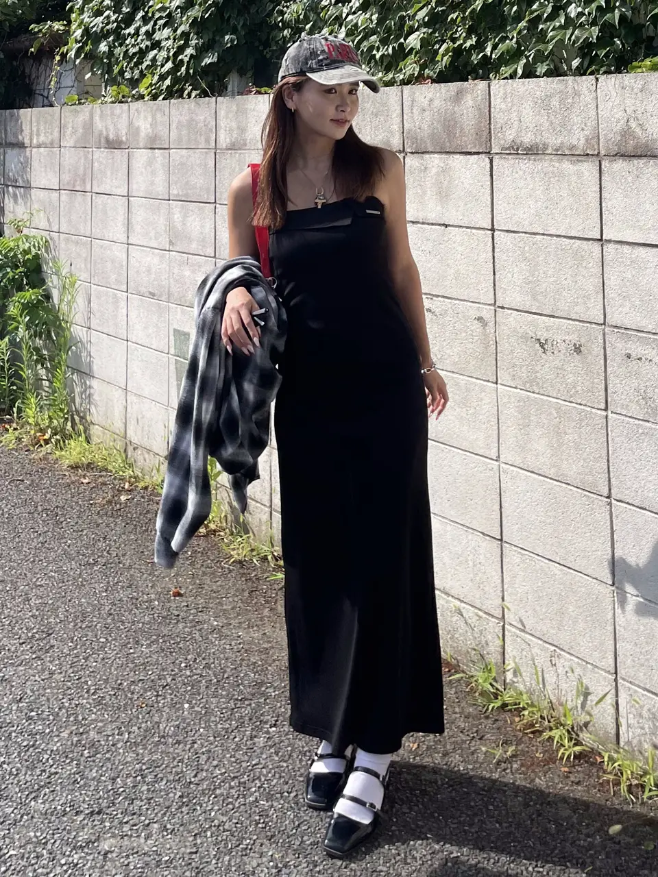 Yves Lizambard ロングスリーブドレス 黒と緑のドット44 ロングスリーブスカラップフローウィングドレス – YOKO CHAN