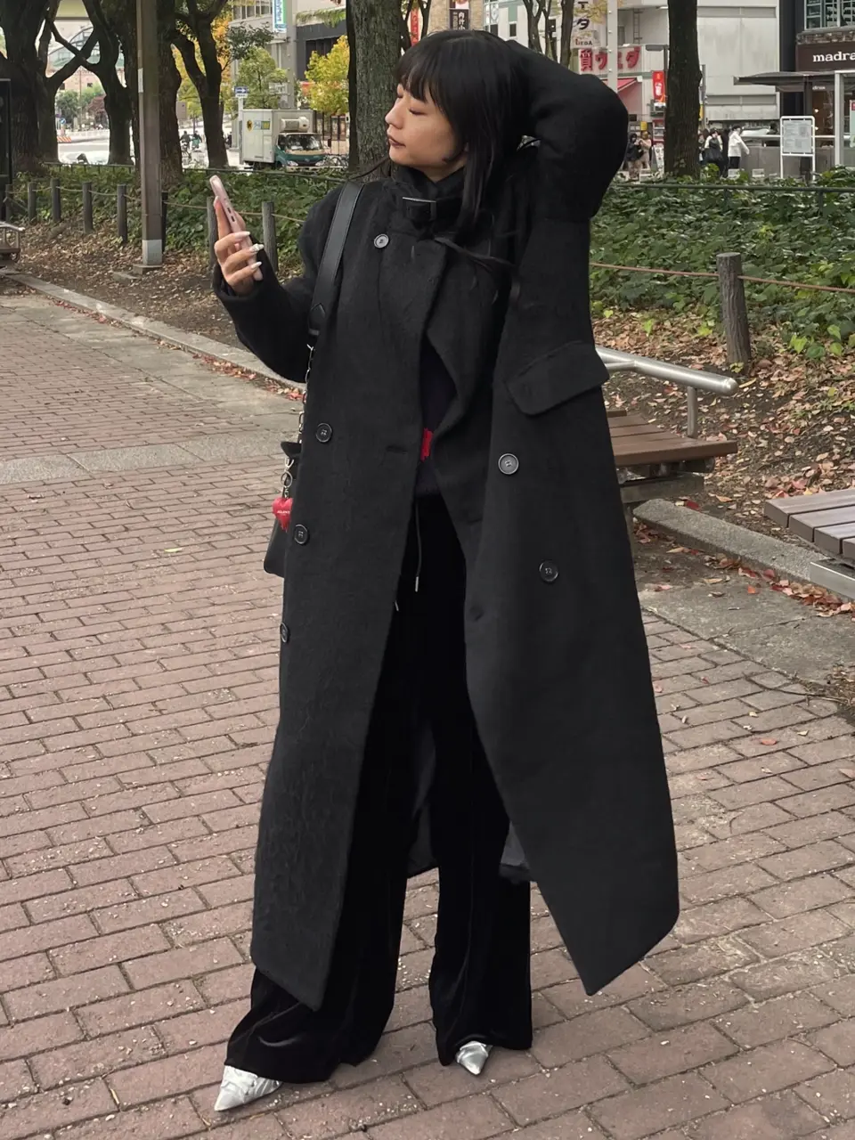 ローレンラルフローレン ロング ダウンコート スタンドカラー ボア ブラック M スタンドカラーシャギーロングコート｜ACLENT（アクレント）