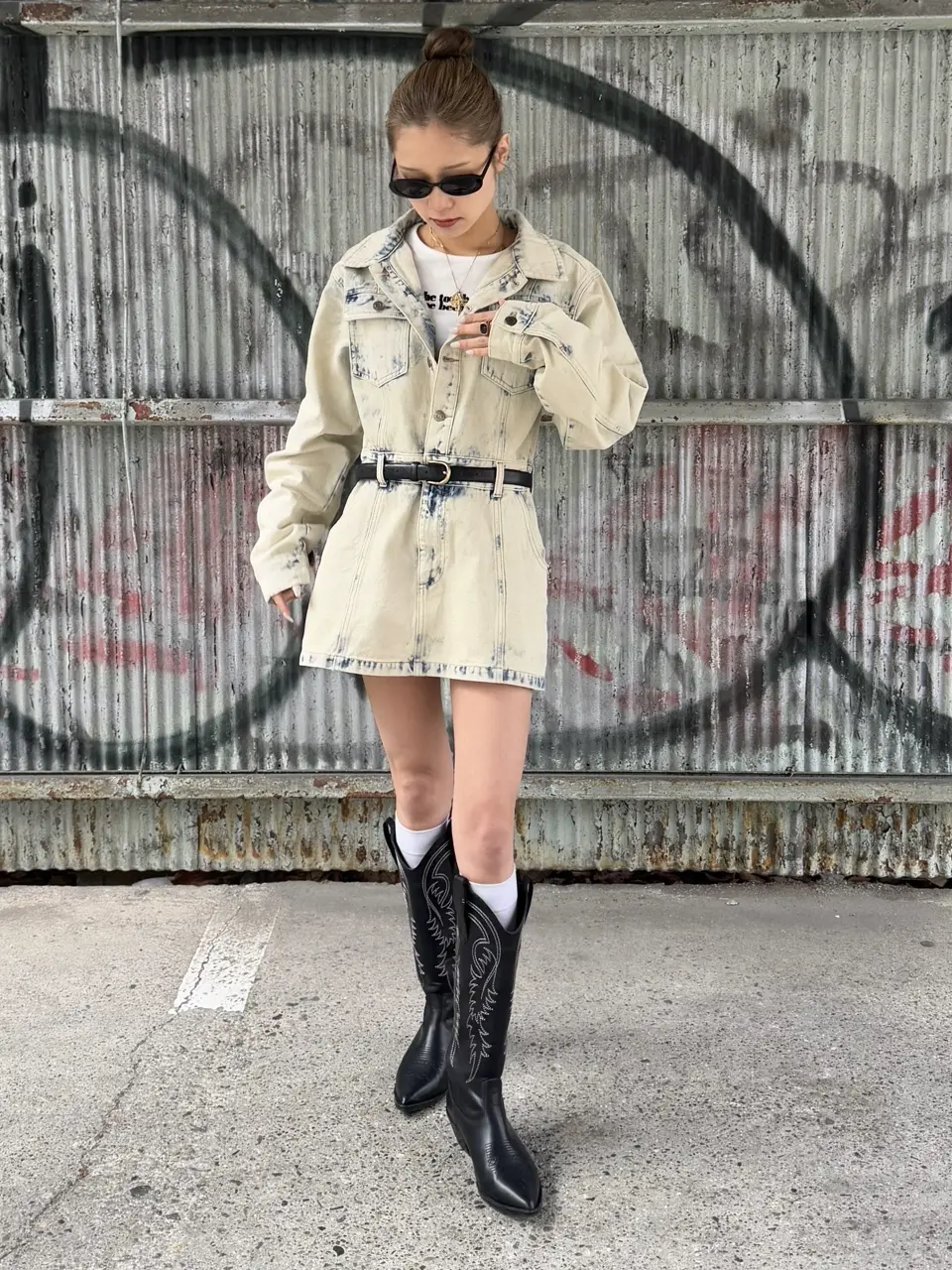 【関税込み】A.P.C. ブラウン Aurelia デニム ミニワンピース デニムジャケットミニワンピース|ACLENT(アクレント)
