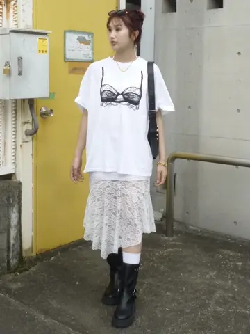 安心追跡付【KAREN MILLEN】レース ゴデット ミディスカート レースミディスカート|ACLENT(アクレント)