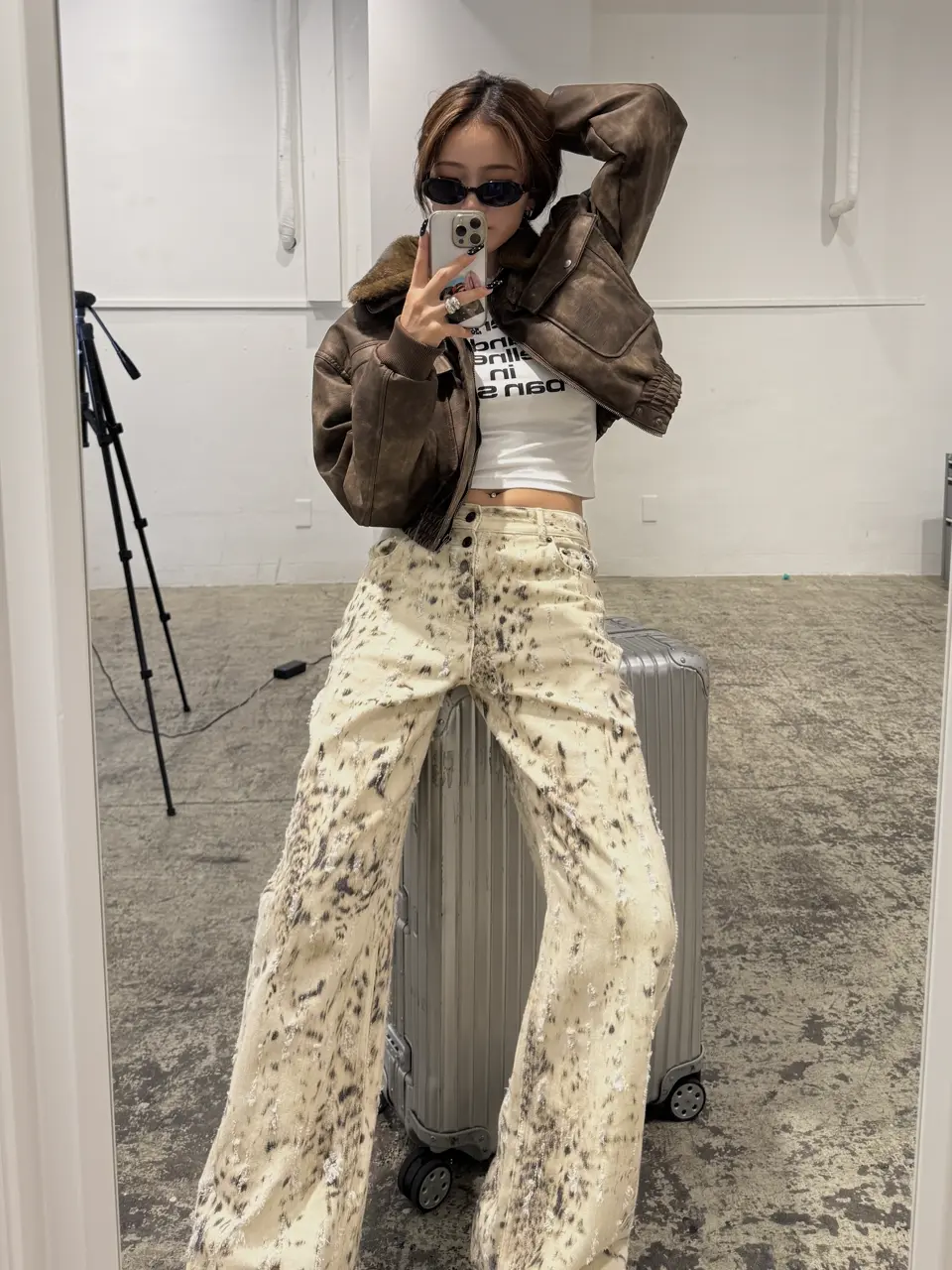 アニマルパターンJ/Wワイドストレートパンツ｜ACLENT（アクレント）