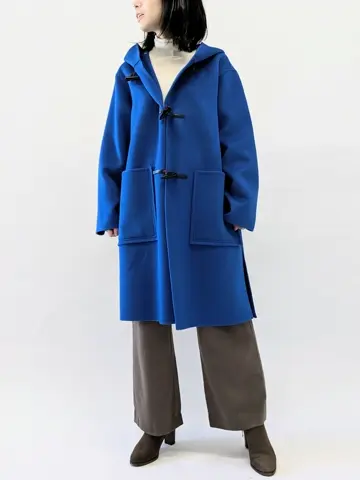 定価8万！値段交渉いたします！黒 ウール混紡 ダッフルコート　CRIMIE crimie×shcottのダッフルコート 定価8万！値段交渉いたします