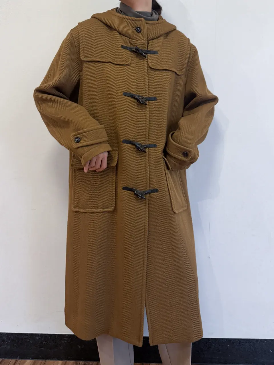 イタリア素材 ヘリンボーン ダッフルコート 通販 - ディノス