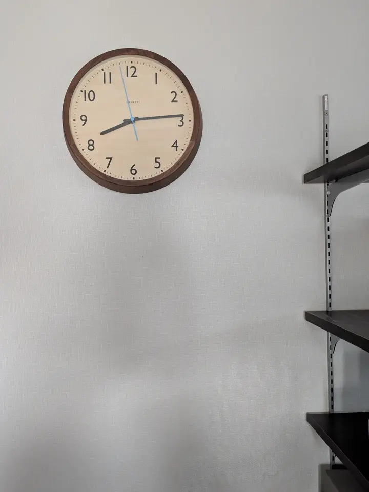 CHAMBRE | シャンブル 無垢材の電波時計 オーク 通販 - ディノス