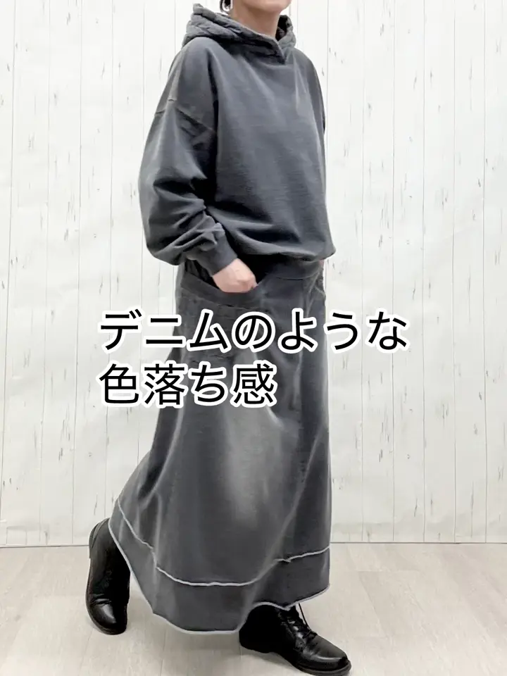 ヴィンテージ風 ケーブルニット使い スウェットパーカー 通販 - ディノス