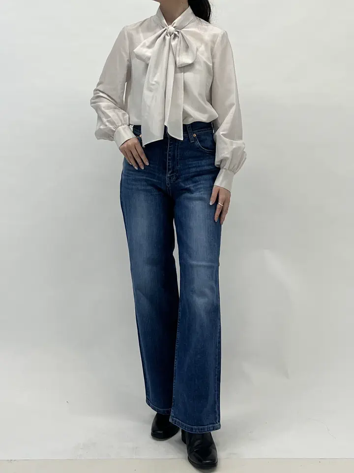 ウォッシュ加工 ストレート デニムパンツ 通販 - ディノス