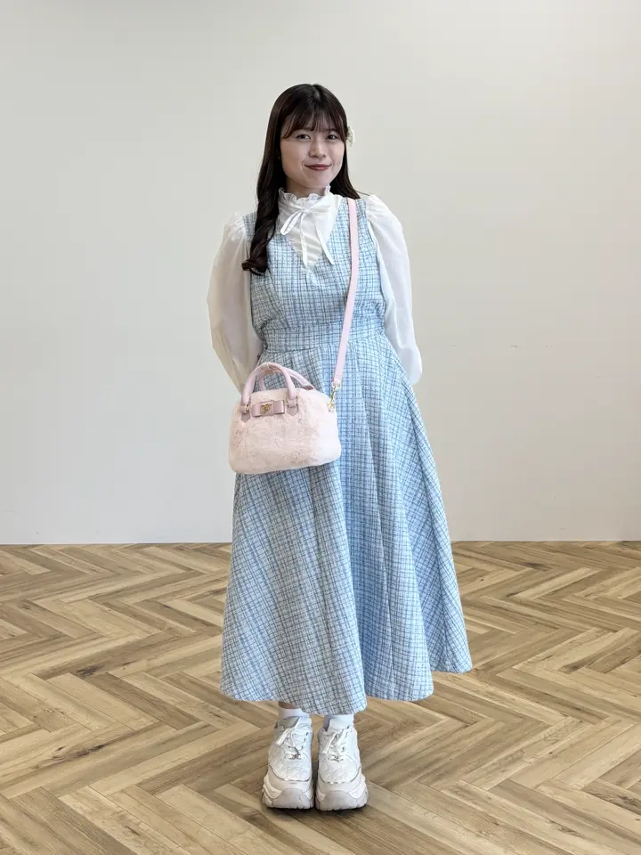 限定カラーあり】フェイクファーラウンドバッグ/Maison de FLEUR