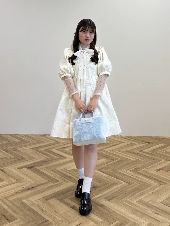 限定カラーあり】フェイクファー中仕切りバッグ/Maison de FLEUR