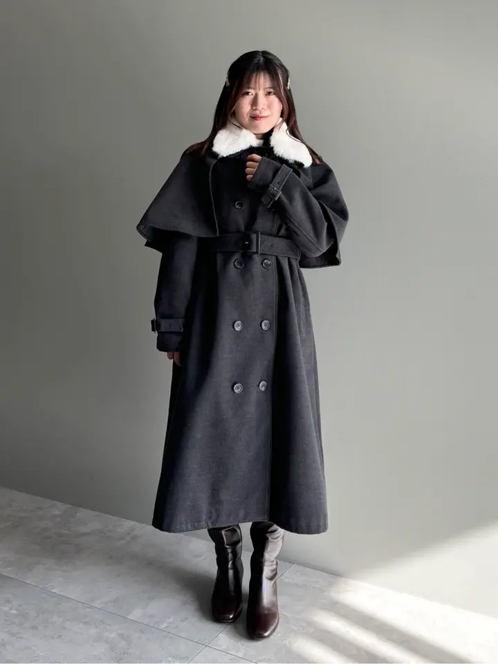 ファー付きケープコート/Areeam（アリーム）のその他コート