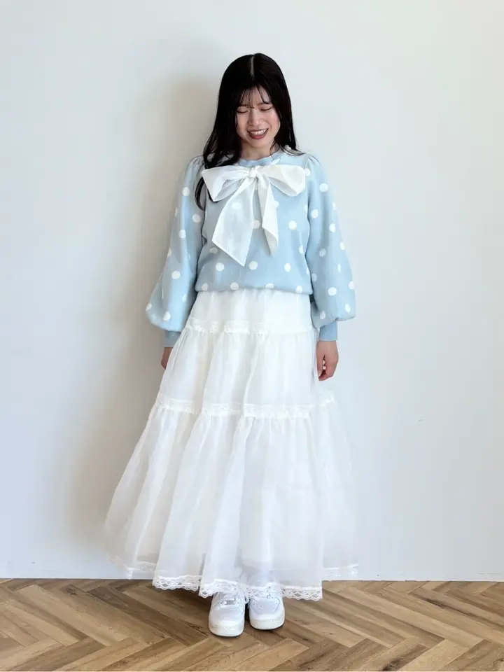 オーガンジーティアードスカート/Areeam（アリーム）のフレアスカート