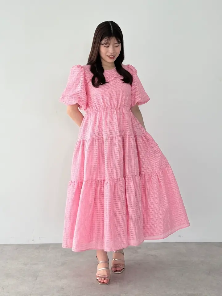 シアースリーブチェックワンピース/Areeam（アリーム）のワンピース