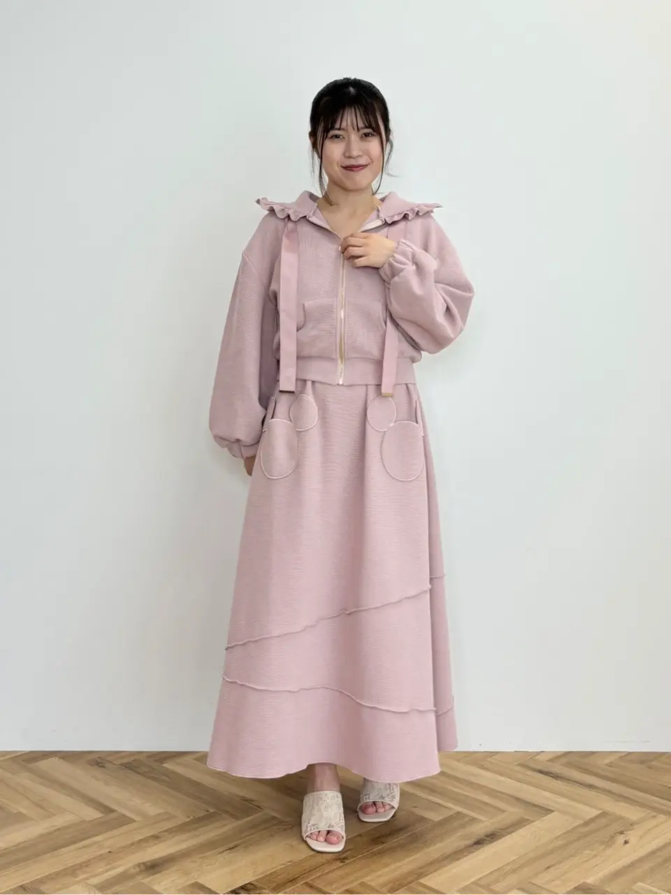 ミッキー/ワッフルパーカー/Areeam（アリーム）のスウェット・パーカー