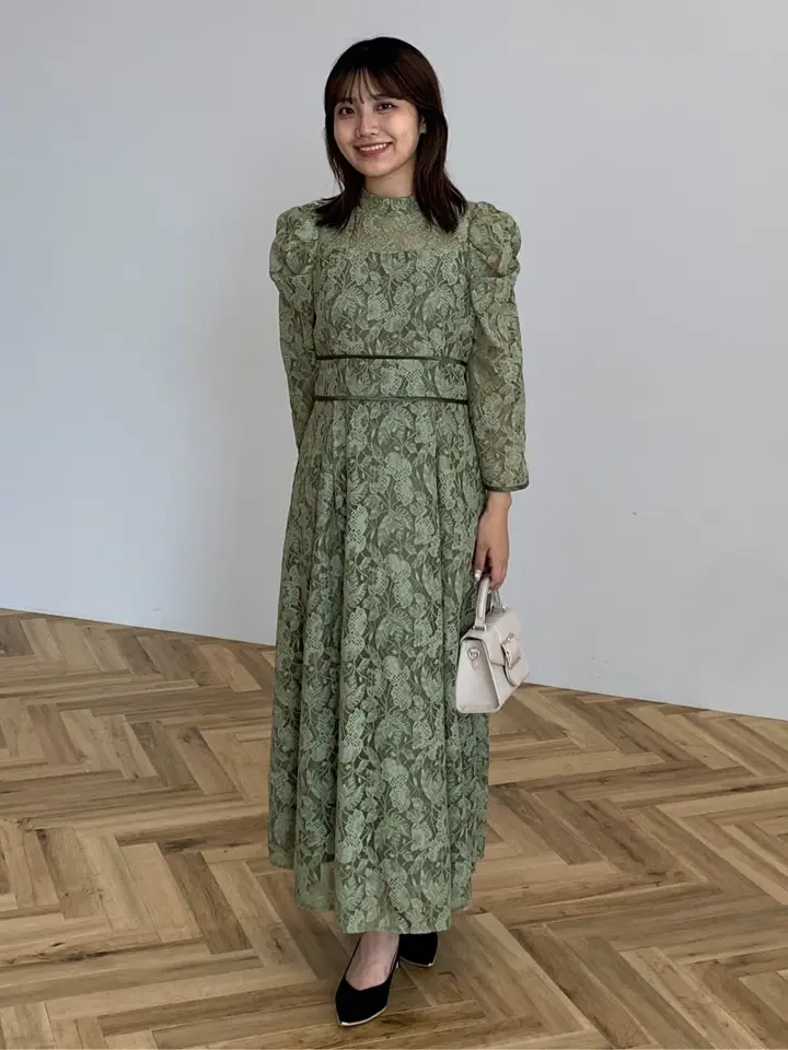 sobre★総レースミディアムワンピース 総レースワンピース/earth music&ecology（アース ミュージック