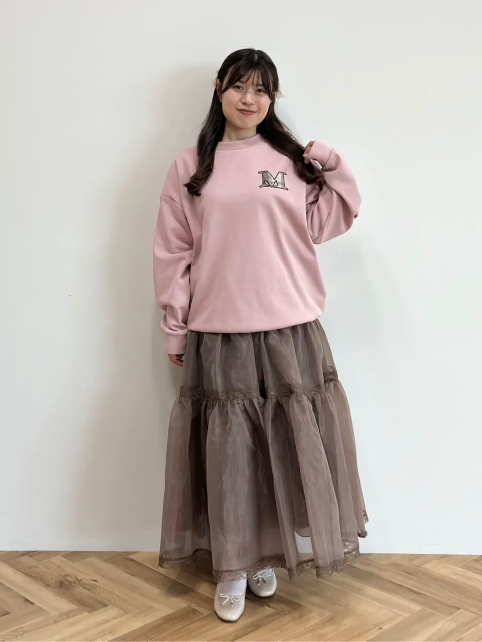オーガンジーティアードスカート/Areeam（アリーム）のフレアスカート