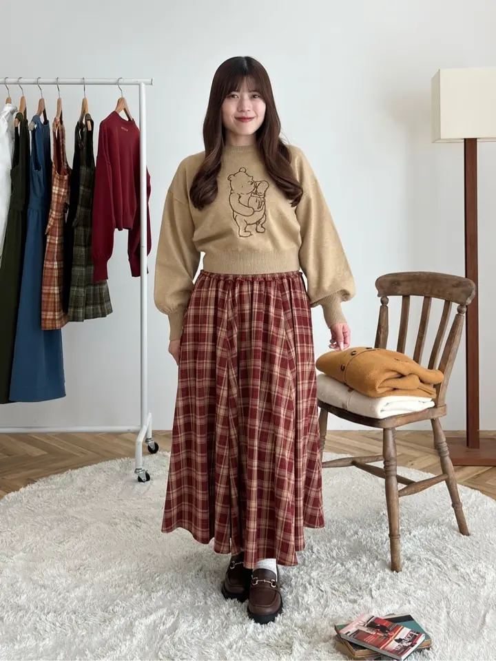 Classic Pooh / 刺繍ニットプルオーバー/Areeam（アリーム）のニット