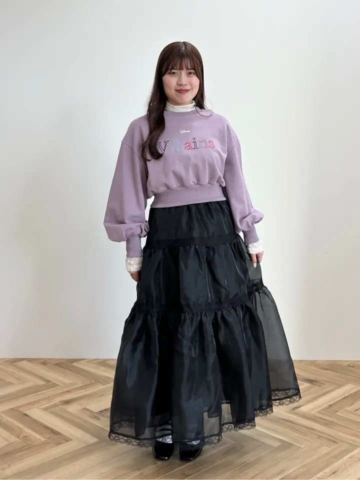 オーガンジーティアードスカート/Areeam（アリーム）のフレアスカート
