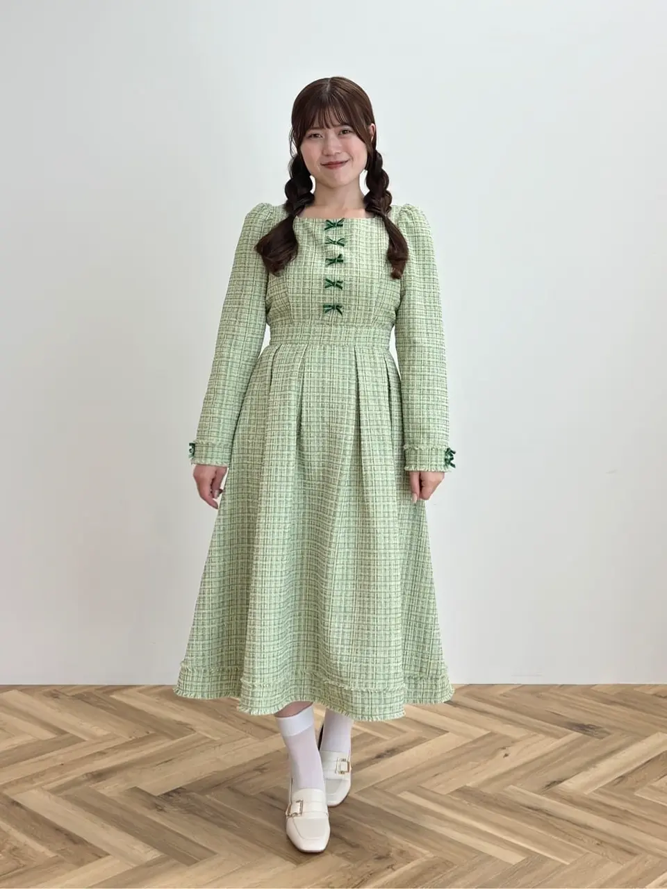 リボンラメツイードワンピース/Areeam（アリーム）のその他ワンピース