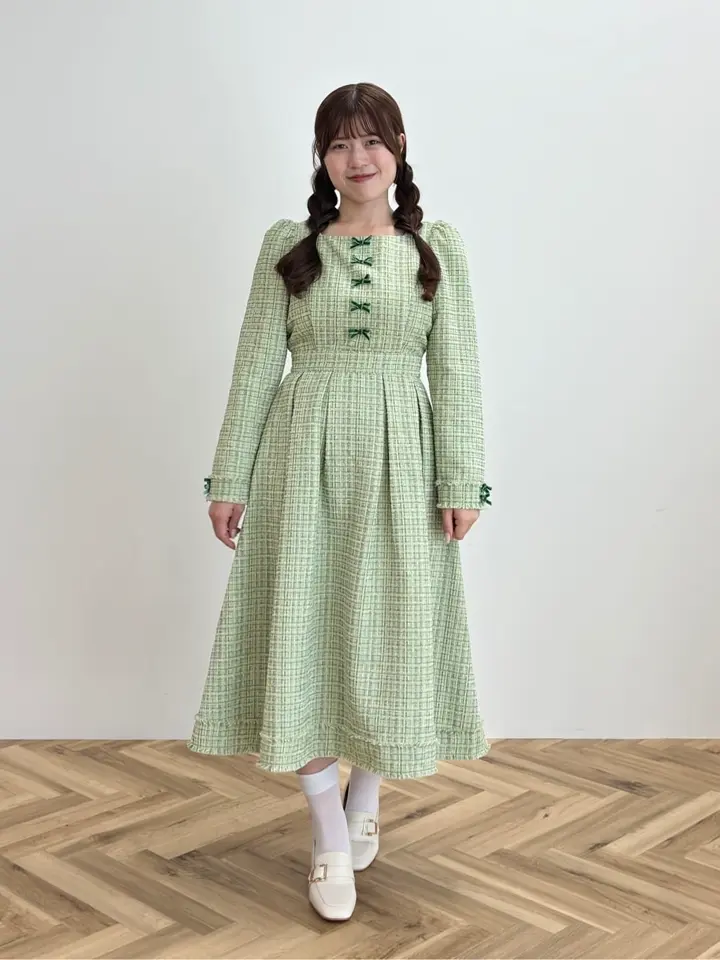 リボンラメツイードワンピース/Areeam（アリーム）のその他ワンピース